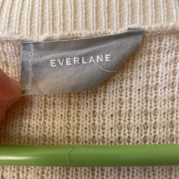 NWOT Everlane The Cropped Cotton-Merino Bomber Size L - Picture 7 of 10